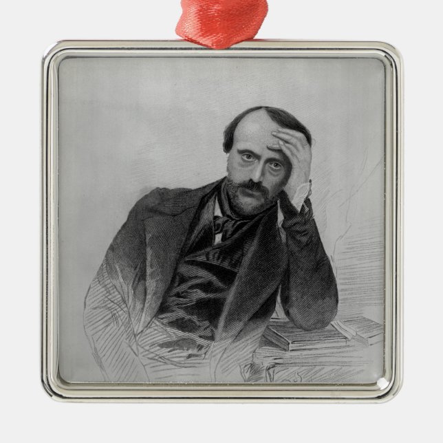 Giuseppe Mazzini Metal Ornament (Front)