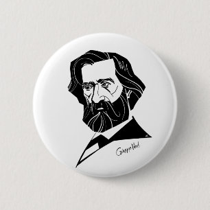 Giuseppe Verdi 2 Inch Round Button