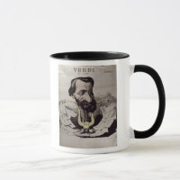 Giuseppe Verdi , caricature, 1860's