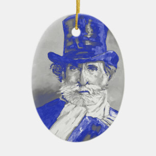 Giuseppe Verdi Ceramic Ornament