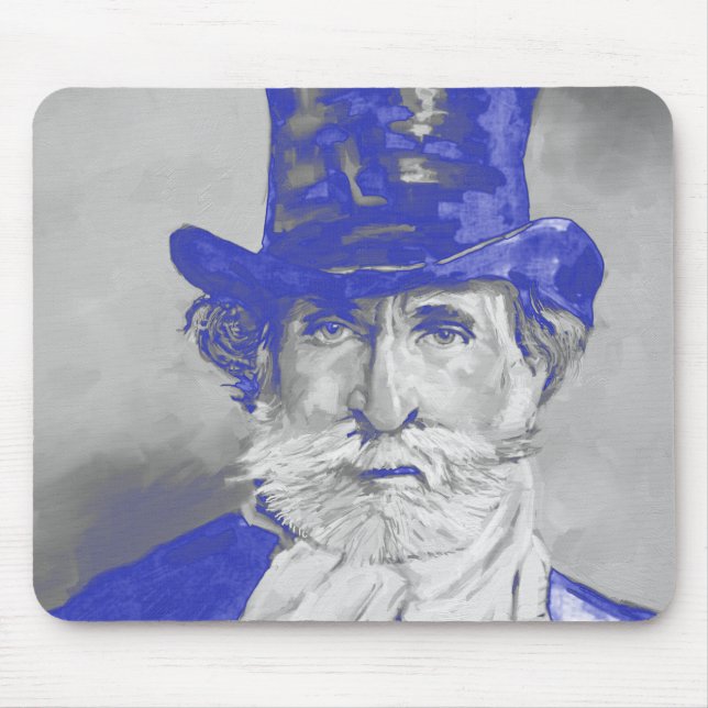 Giuseppe Verdi Mouse Pad (Front)