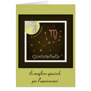 Giuvintschella 23 avust fin 23 colonember Karte