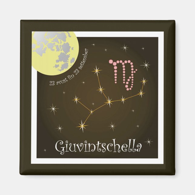 Giuvintschella 23 avust fin 23 settember Magnet (Front)