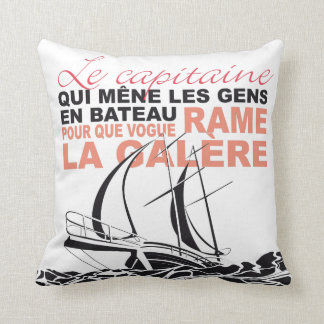 Give a direction to your throw pillow