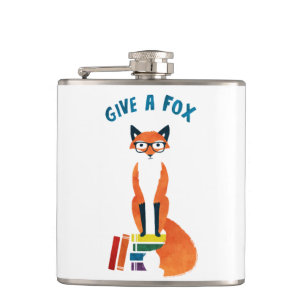 'Give A Fox' Flask