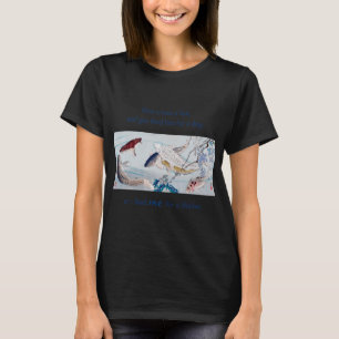 Give a Man a Fish – Vintage Koi Hunger Meme T-Shirt