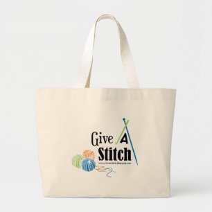 Give A Stitch Jumbo Tote Bag