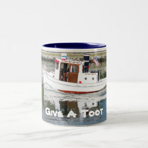 Give a Toot Tug Boat Coffee Mug