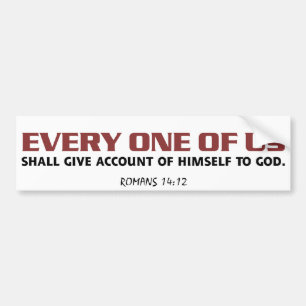 Give Account (white) Bumper Sticker
