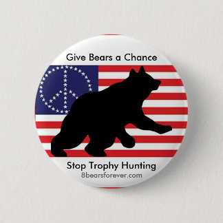 Give bears a chance! 2 inch round button