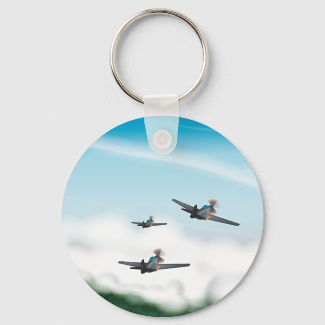 Give em hell keychain (Front)
