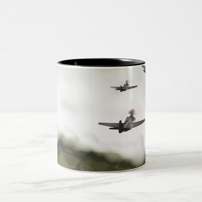 Give em hell Two-Tone coffee mug (Center)