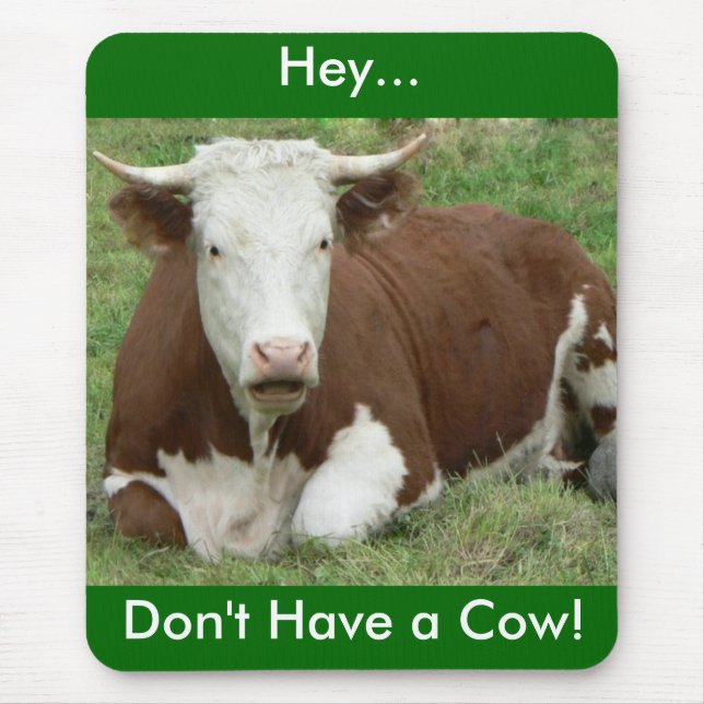 Give 'Em the Bird For Thanksgiving! Mouse Pad (Front)