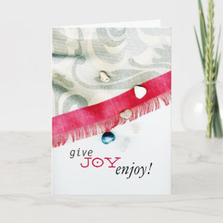 Give & Enjoy Holiday Card
