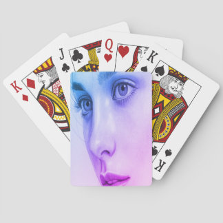 Give Her a Gift of Her Photo on a Pack of  Playing Cards