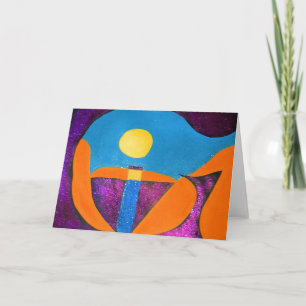 GIVE in abstract word art Card