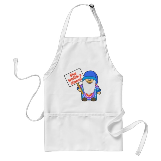 Give Lutefisk a Chance! Standard Apron (Front)