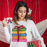 Give Me Games for the Holidays Womens Shirt<br><div class="desc">Happy Holidays! If you're into board games and "ugly Christmas sweaters, " this design is perfect for you! This stack of imaginary board games can be a great conversation starter at a festive game night. There's something for everyone,  whether you celebrate Christmas,  Hanukkah,  Kwanzaa,  or anything else.</div>