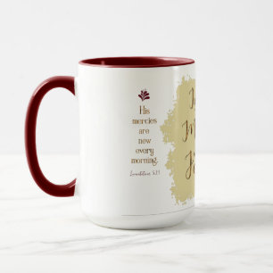 "Give Me Jesus" 15 oz Combo Mug (Maroon)