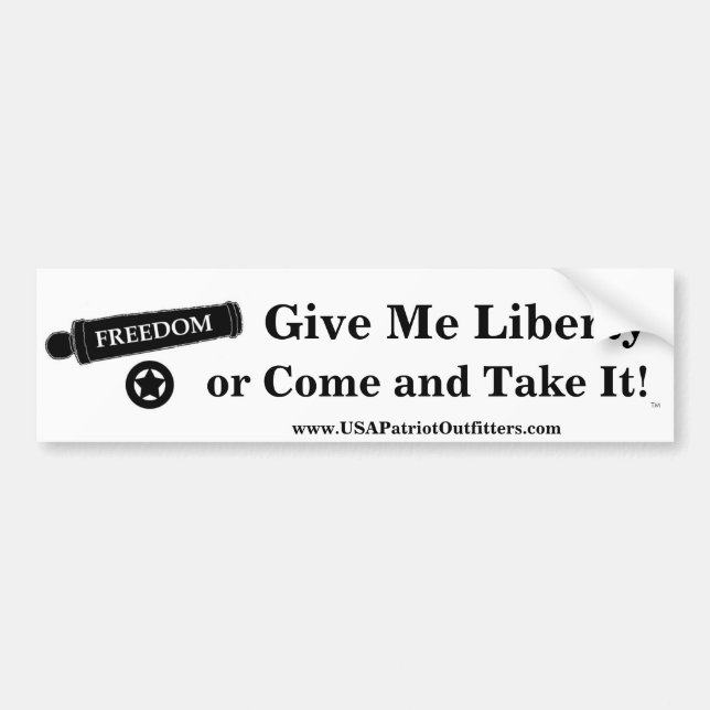 Give Me Liberty 1.1 Bumper Sticker (Front)