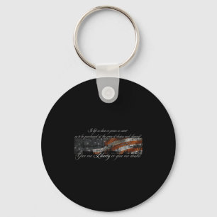 Give Me Liberty Or Give Me Death Patrick Henry Ful Keychain