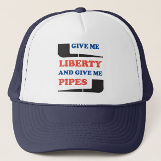 'Give me liberty' pipe smoker's cap