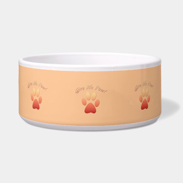 Give Me Paw - orange (Front)