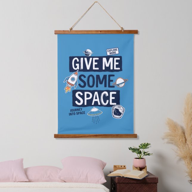 Give Me Some Space Hanging Tapestry (Bedroom)