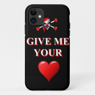 Give me your heart pirate clown iPhone 11 case