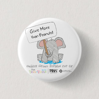 Give More than Peanuts! 1 Inch Round Button