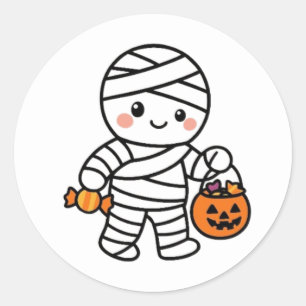 Give Mummy Candy Classic Round Sticker