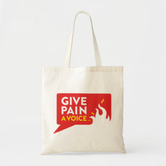 Give Pain A Voice Tote Bag