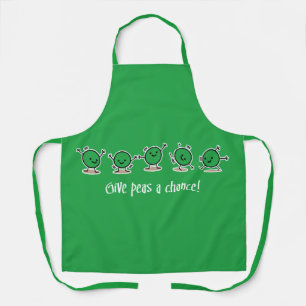 Give peas a chance apron