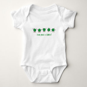 Give peas a chance baby bodysuit