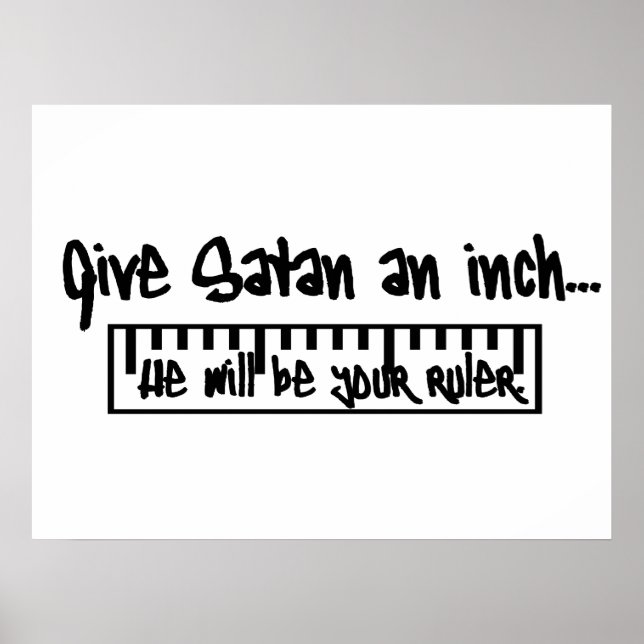 Give Satan an Inch… Poster (Front)
