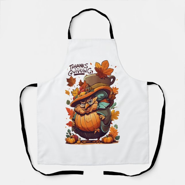 Give Thanks and Share Love Apron (Front)
