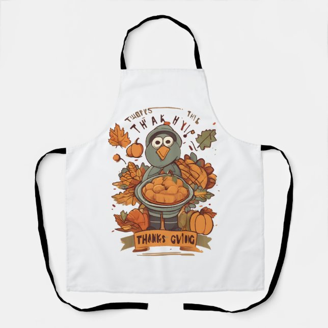 Give Thanks and Share Love  Apron (Front)