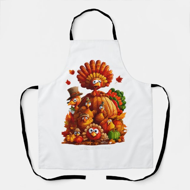 Give Thanks and Share Love Apron (Front)