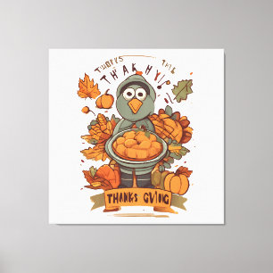 Give Thanks and Share Love Canvas Print