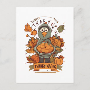 Give Thanks and Share Love Postcard