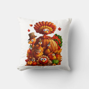 Give Thanks and Share Love Throw Pillow
