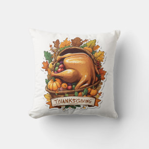 Give Thanks and Share Love Throw Pillow