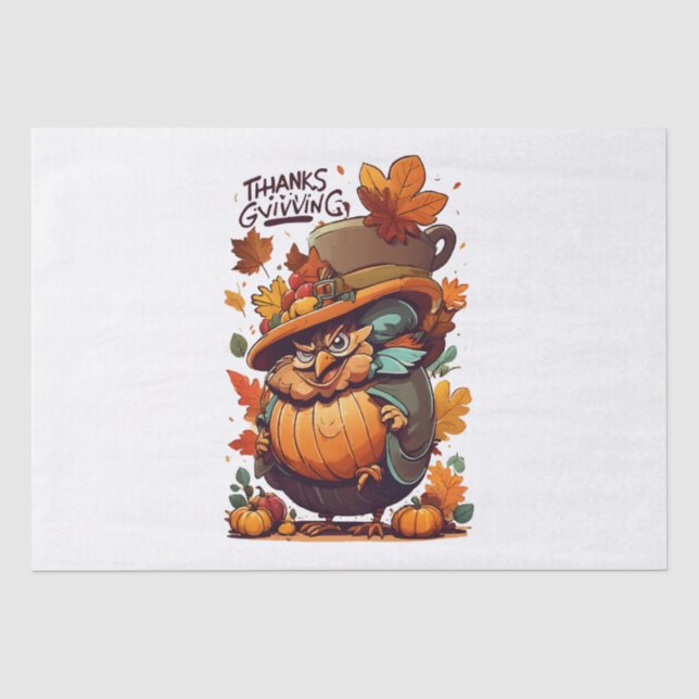 Give Thanks and Share Love Tissue Paper (Front)
