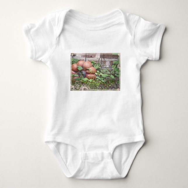 Give Thanks Baby Bodysuit (Front)