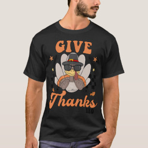 Give Thanks Bro Baby Boy Toddler Funny Turkey T-Shirt
