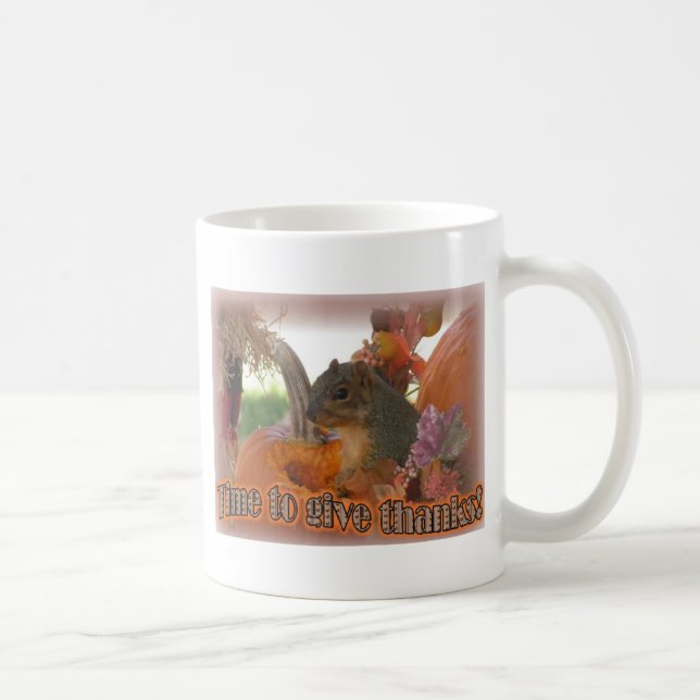 Give thanks coffee mug (Right)