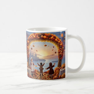 Give Thanks Every Morning Thanksgiving Coffee Mug