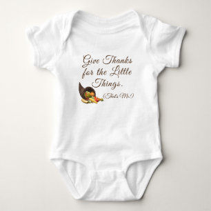 Give Thanks for the Little Things Baby Bodysuit
