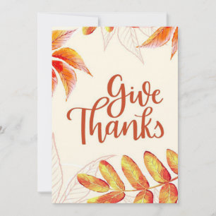 Give Thanks Holiday Card