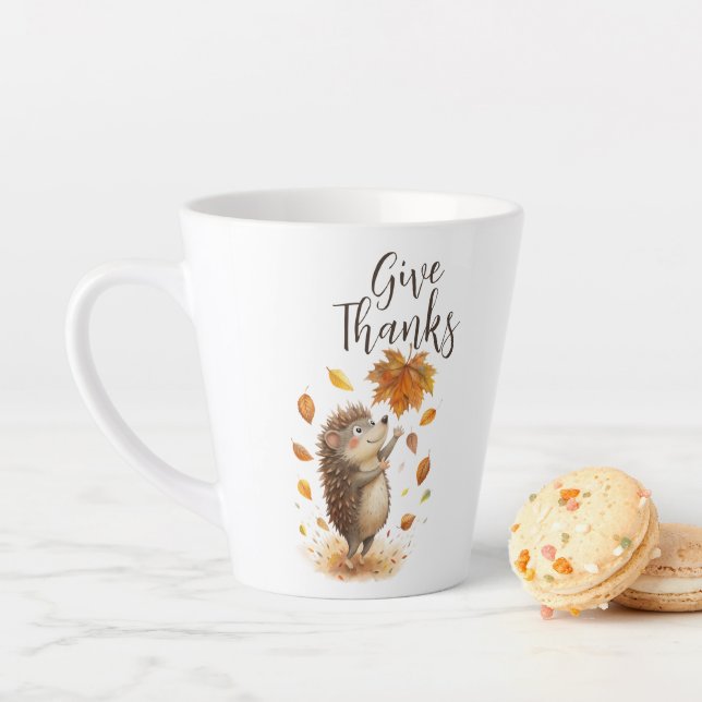 Give Thanks Latte Mug (In Situ)